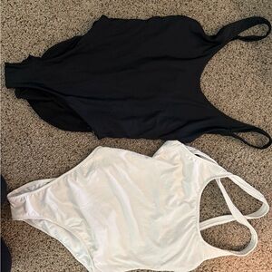 Xhilaration Black and White Bikini Set